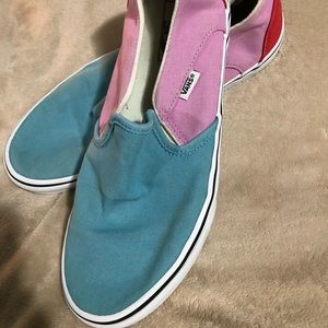 WOMENS COLOR-BLOCK VANS